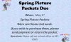 Spring Picture Packets Due
