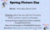 Spring Picture Day Reminder